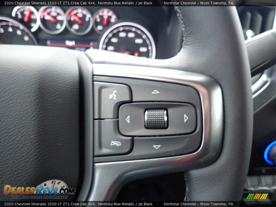 2020 Chevrolet Silverado 1500 LT Z71 Crew Cab 4x4 Northsky Blue Metallic / Jet Black Photo #19