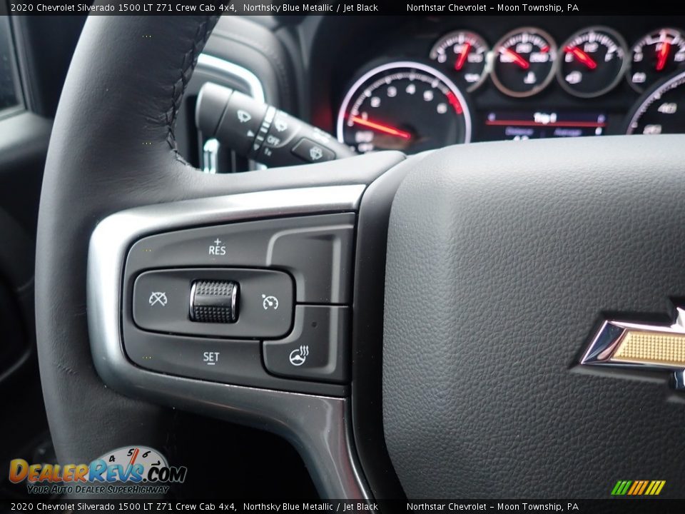 2020 Chevrolet Silverado 1500 LT Z71 Crew Cab 4x4 Northsky Blue Metallic / Jet Black Photo #20