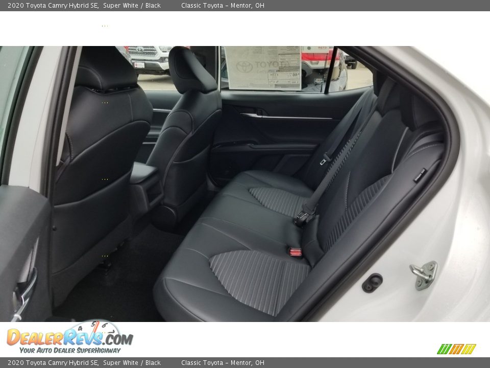 Rear Seat of 2020 Toyota Camry Hybrid SE Photo #3