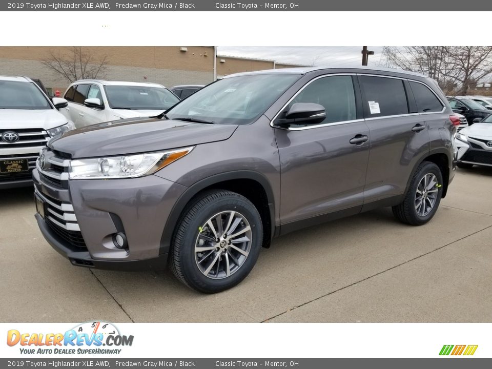 2019 Toyota Highlander XLE AWD Predawn Gray Mica / Black Photo #1