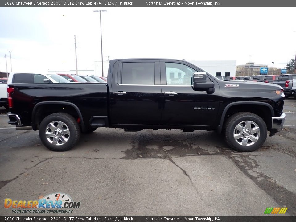 2020 Chevrolet Silverado 2500HD LTZ Crew Cab 4x4 Black / Jet Black Photo #6