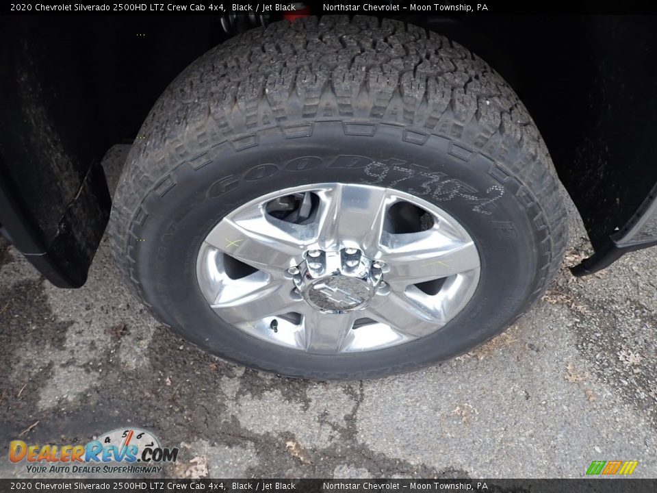2020 Chevrolet Silverado 2500HD LTZ Crew Cab 4x4 Black / Jet Black Photo #9