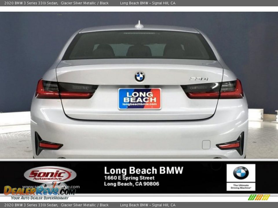 2020 BMW 3 Series 330i Sedan Glacier Silver Metallic / Black Photo #3