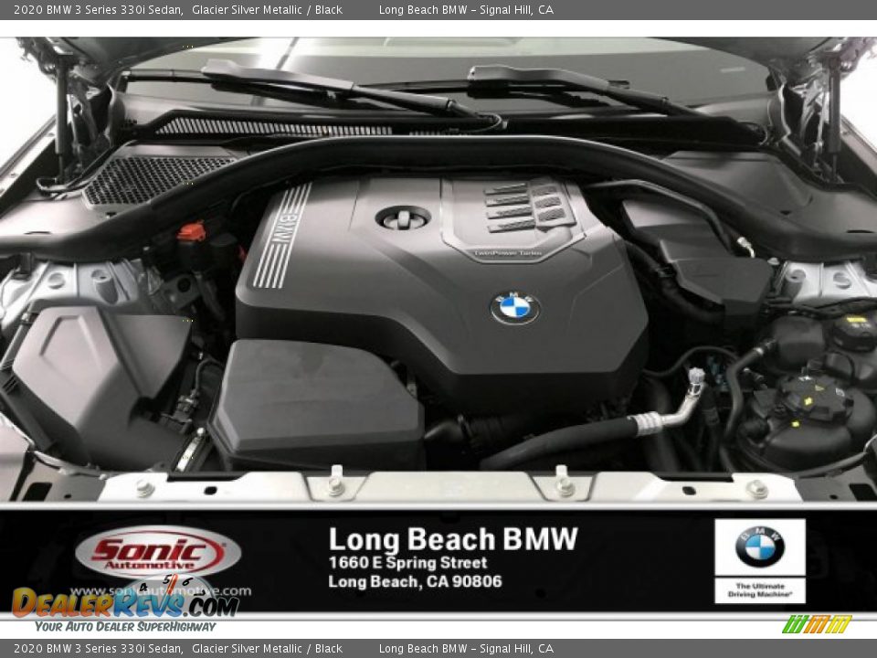 2020 BMW 3 Series 330i Sedan Glacier Silver Metallic / Black Photo #8
