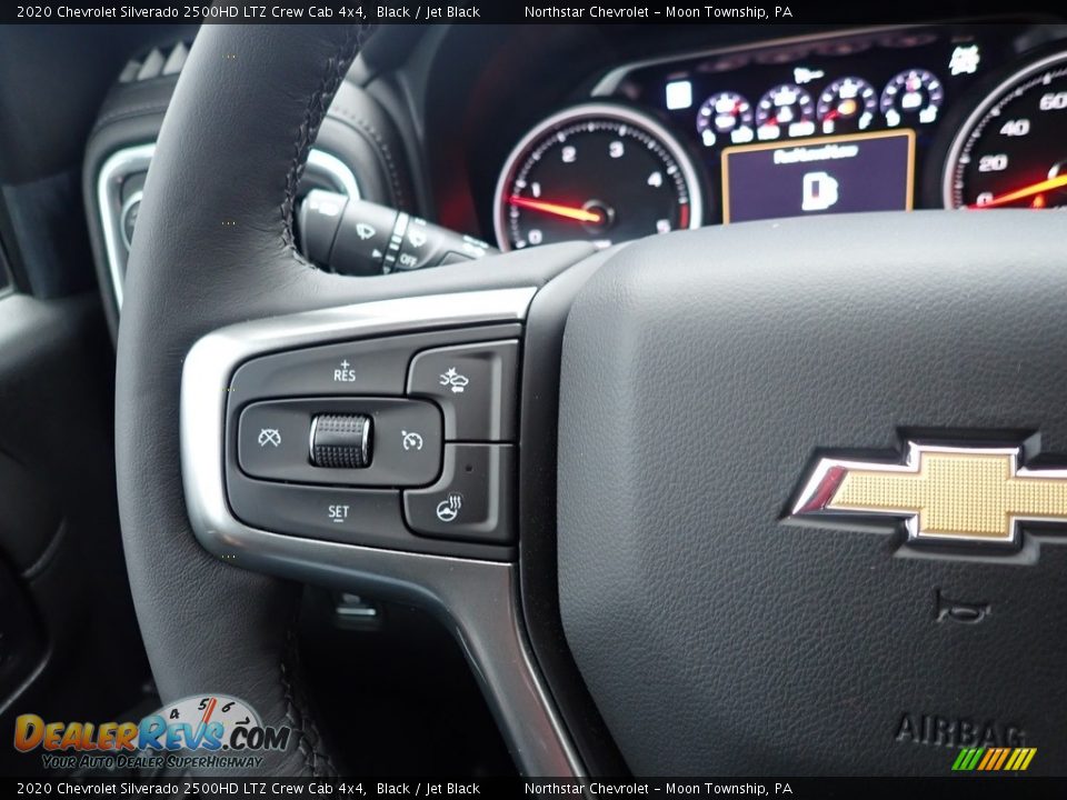 2020 Chevrolet Silverado 2500HD LTZ Crew Cab 4x4 Black / Jet Black Photo #20