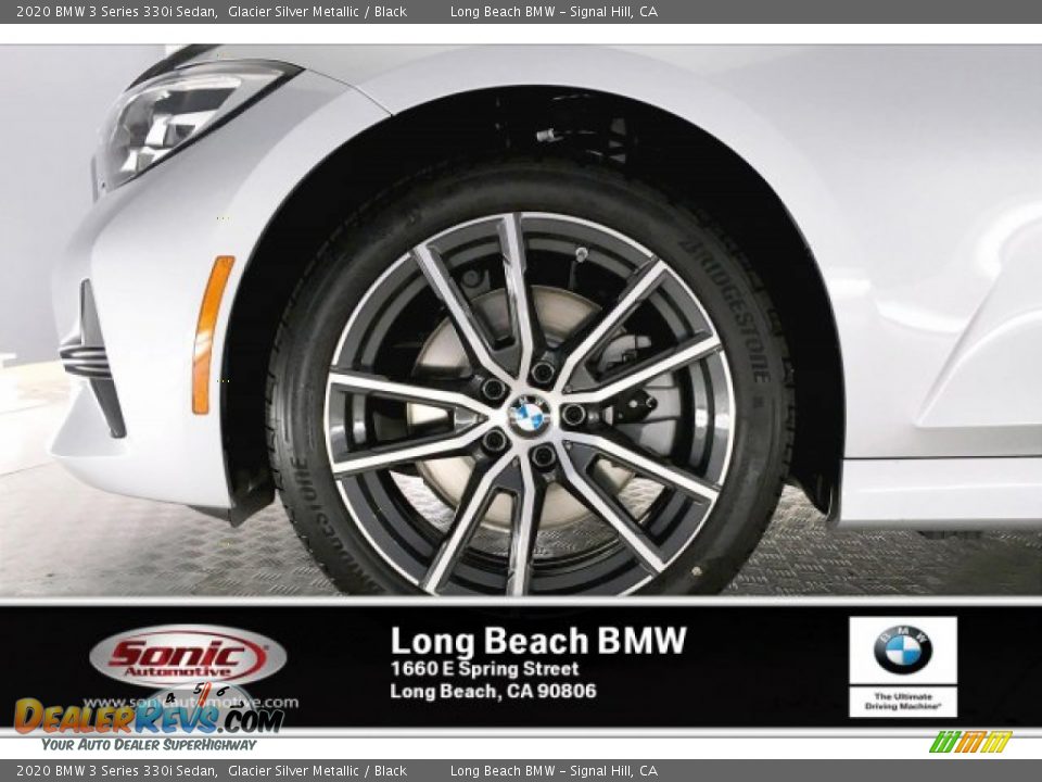 2020 BMW 3 Series 330i Sedan Glacier Silver Metallic / Black Photo #9