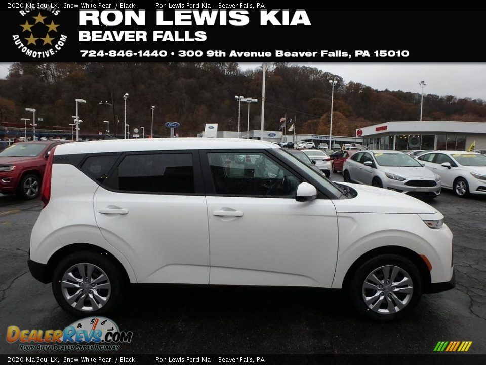 2020 Kia Soul LX Snow White Pearl / Black Photo #1