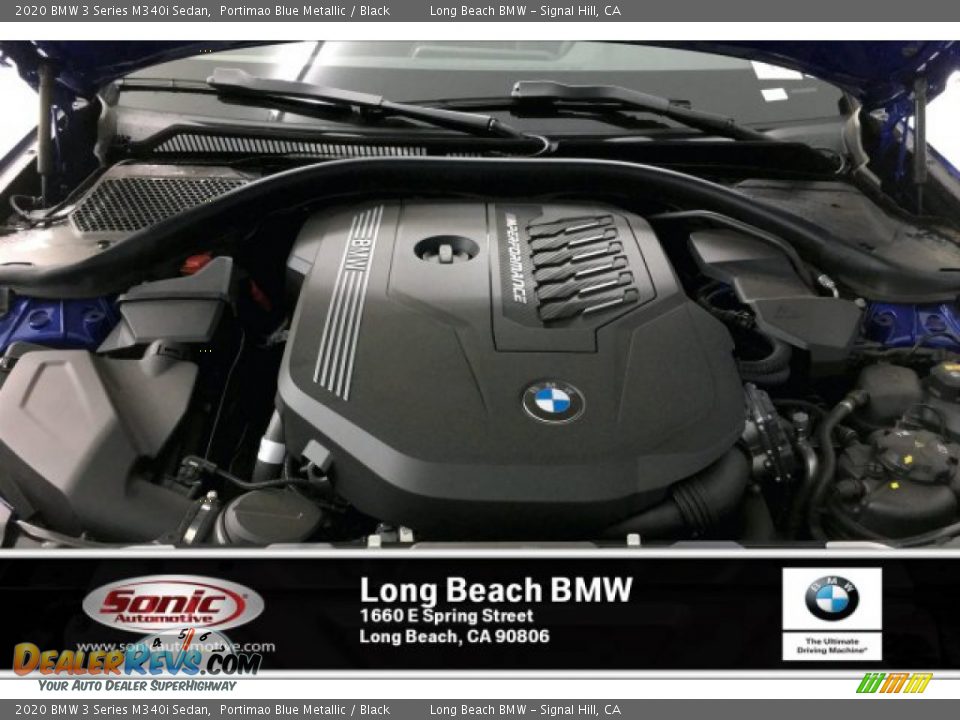2020 BMW 3 Series M340i Sedan Portimao Blue Metallic / Black Photo #8