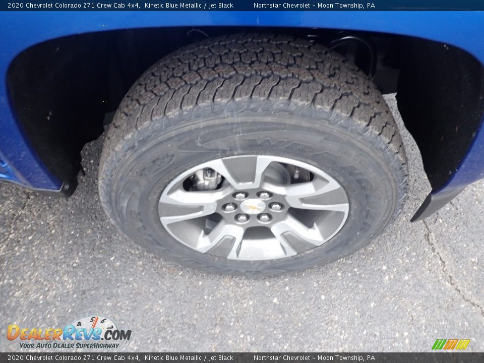 2020 Chevrolet Colorado Z71 Crew Cab 4x4 Kinetic Blue Metallic / Jet Black Photo #9