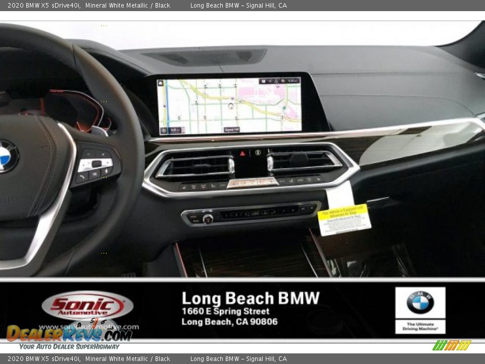 2020 BMW X5 sDrive40i Mineral White Metallic / Black Photo #5