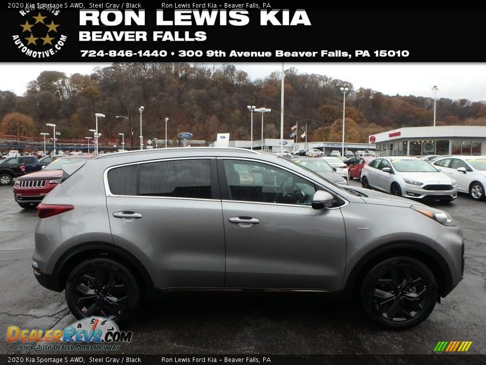 2020 Kia Sportage S AWD Steel Gray / Black Photo #1