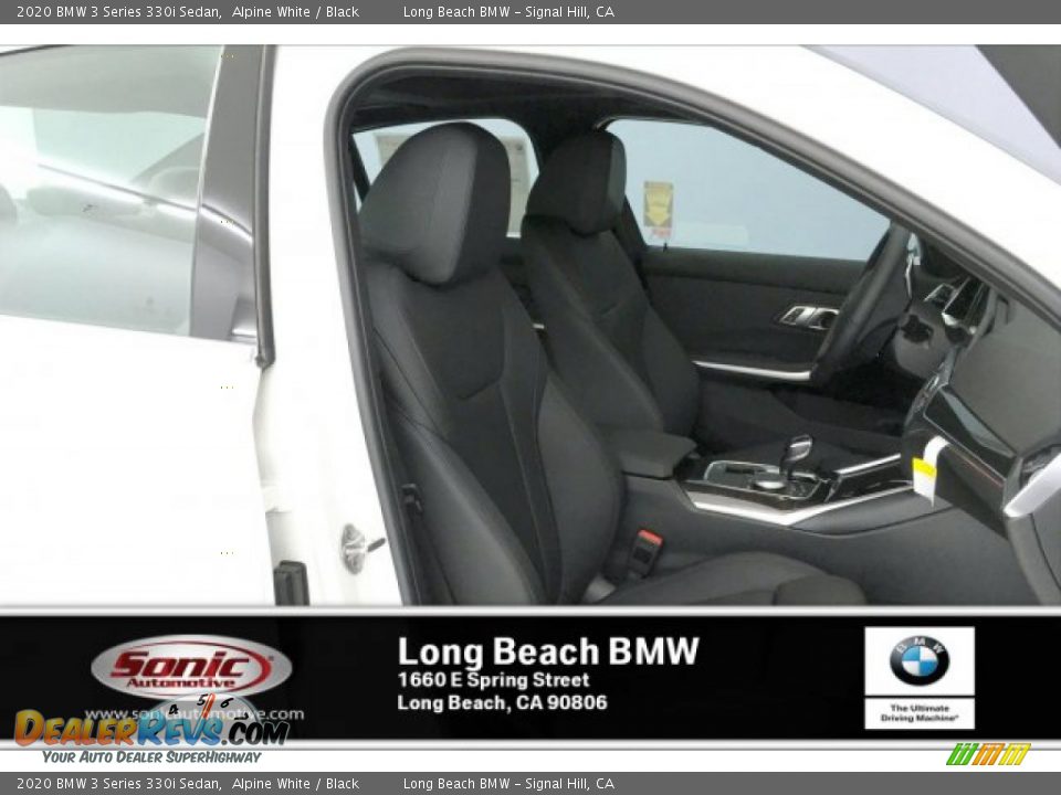 2020 BMW 3 Series 330i Sedan Alpine White / Black Photo #7