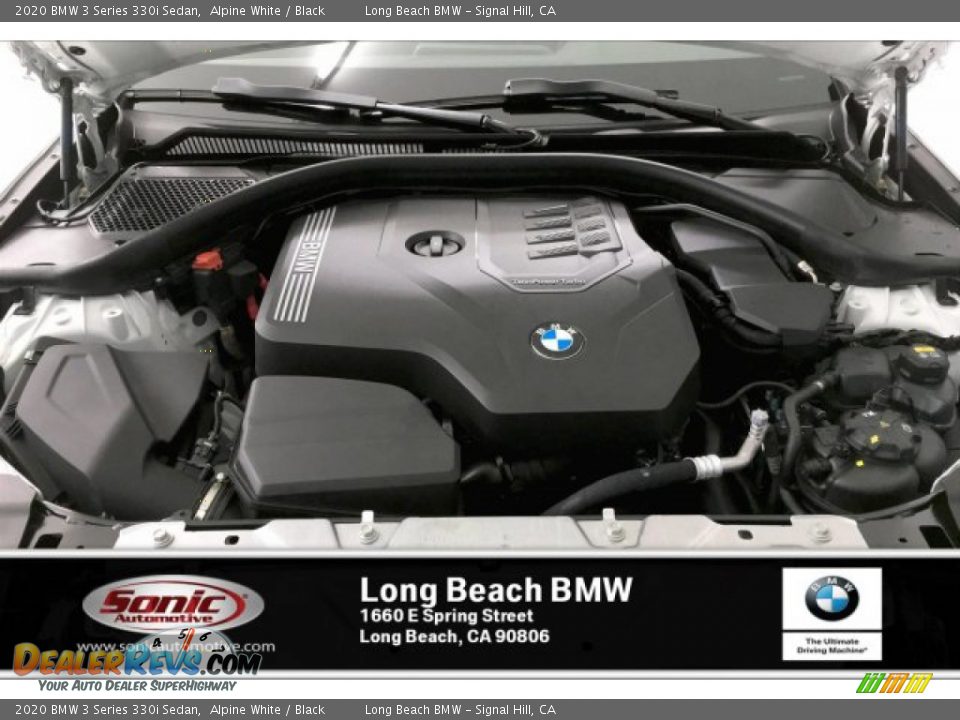 2020 BMW 3 Series 330i Sedan Alpine White / Black Photo #8