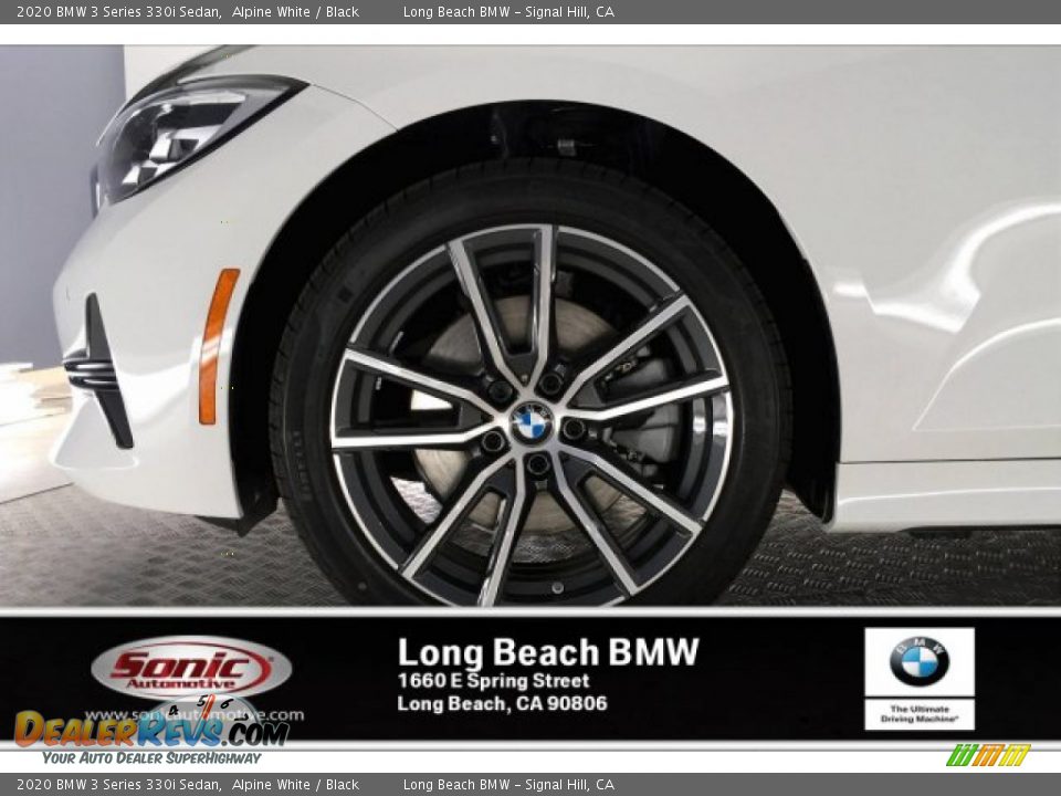 2020 BMW 3 Series 330i Sedan Alpine White / Black Photo #9