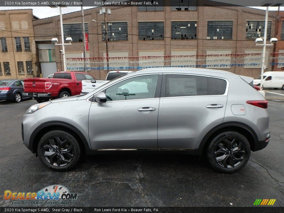 2020 Kia Sportage S AWD Steel Gray / Black Photo #6