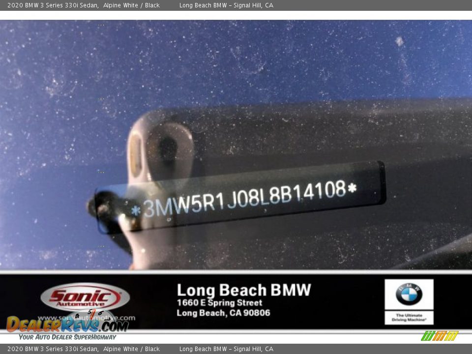 2020 BMW 3 Series 330i Sedan Alpine White / Black Photo #11