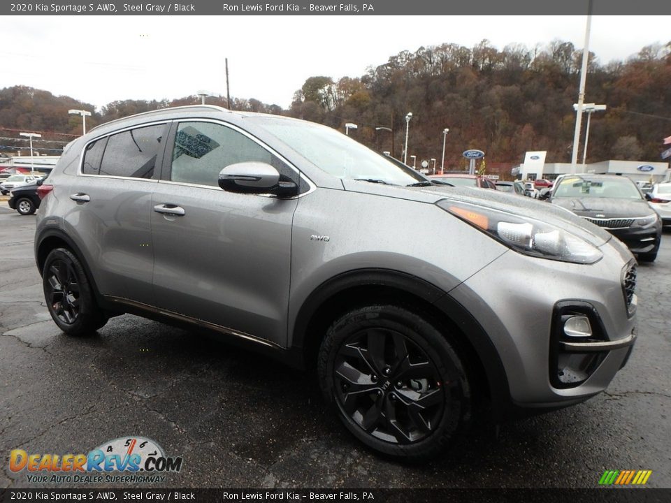 2020 Kia Sportage S AWD Steel Gray / Black Photo #9