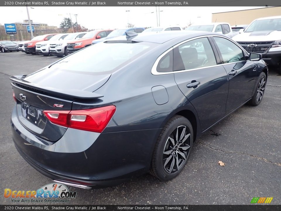 2020 Chevrolet Malibu RS Shadow Gray Metallic / Jet Black Photo #5