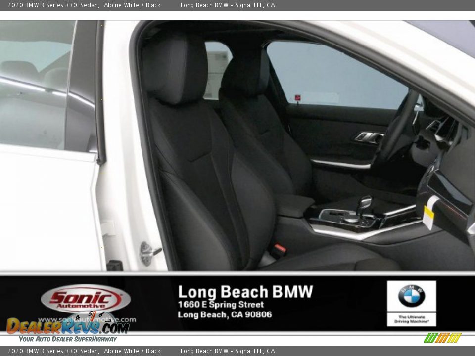 2020 BMW 3 Series 330i Sedan Alpine White / Black Photo #7