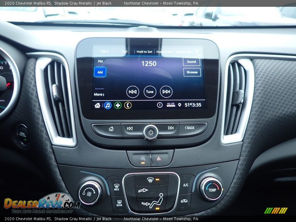 2020 Chevrolet Malibu RS Shadow Gray Metallic / Jet Black Photo #17