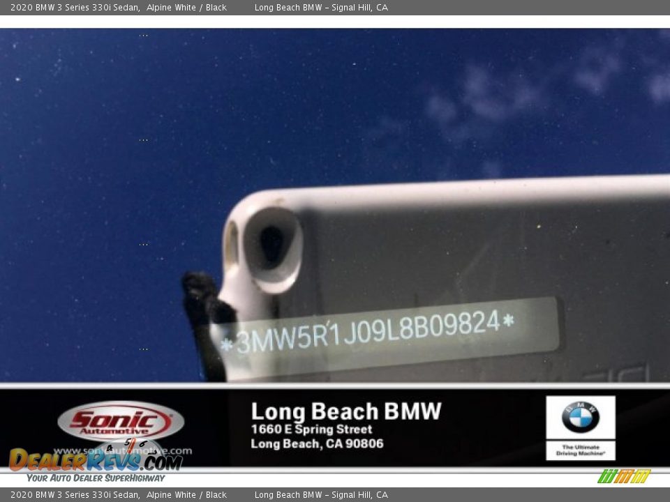 2020 BMW 3 Series 330i Sedan Alpine White / Black Photo #11