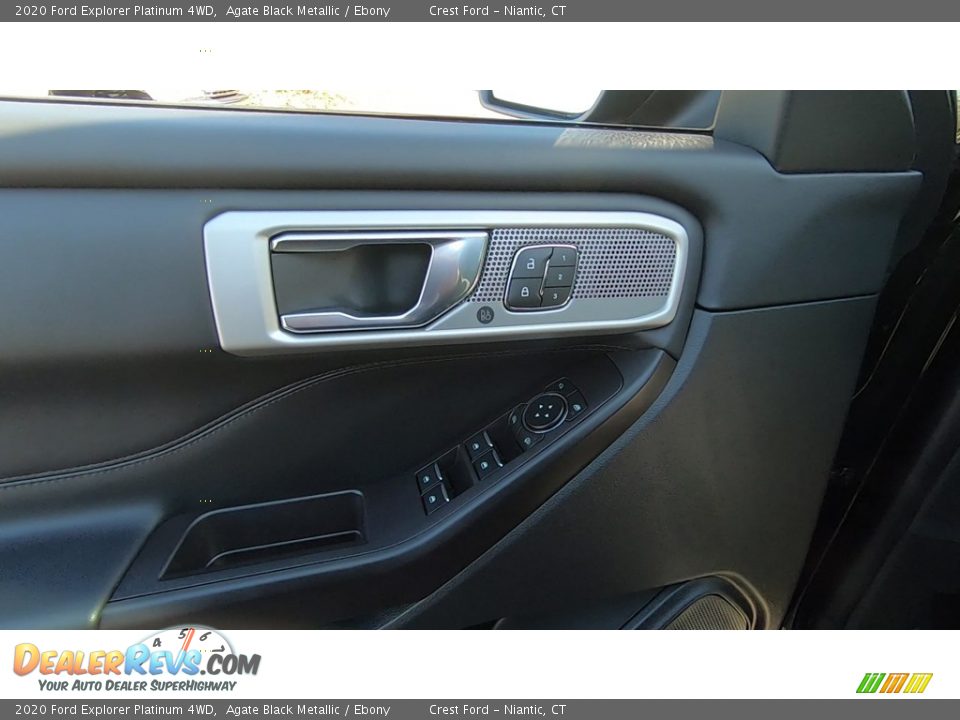 2020 Ford Explorer Platinum 4WD Agate Black Metallic / Ebony Photo #12