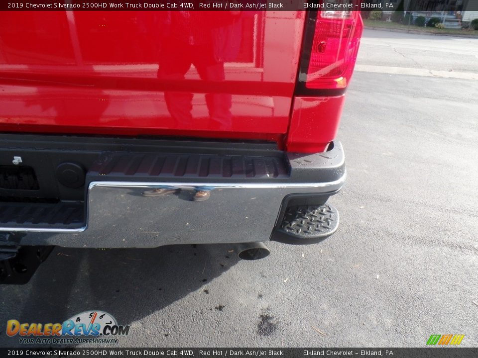 2019 Chevrolet Silverado 2500HD Work Truck Double Cab 4WD Red Hot / Dark Ash/Jet Black Photo #12