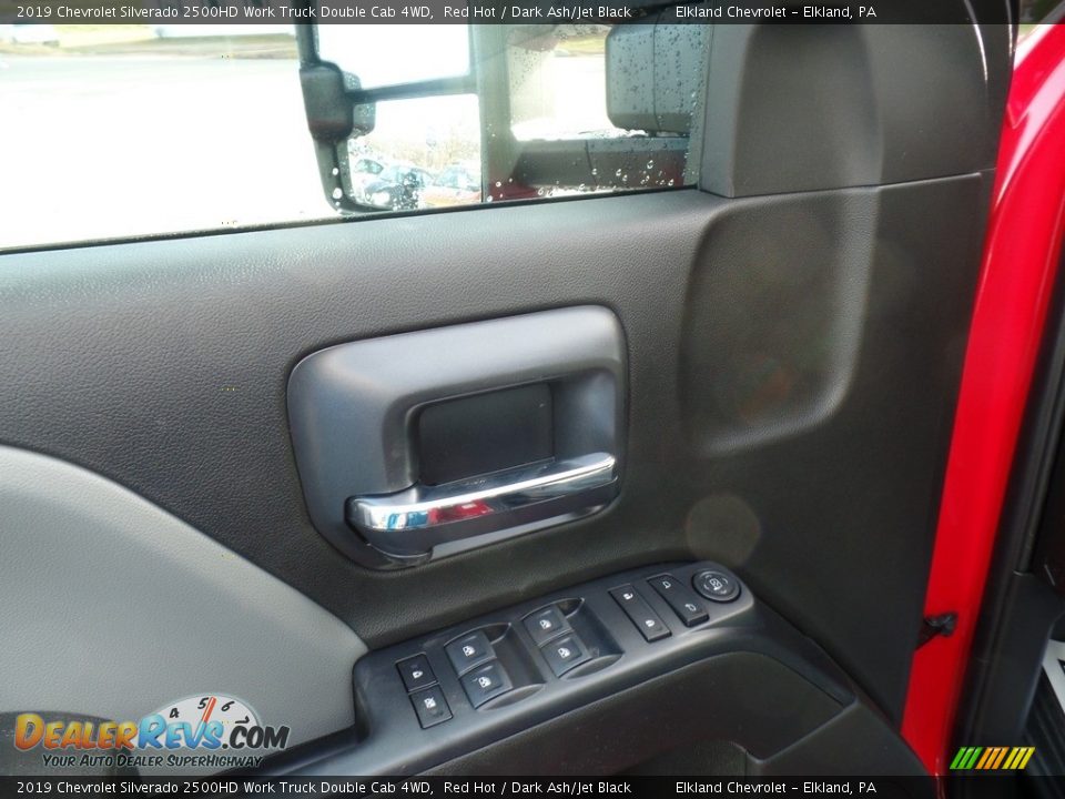 2019 Chevrolet Silverado 2500HD Work Truck Double Cab 4WD Red Hot / Dark Ash/Jet Black Photo #14