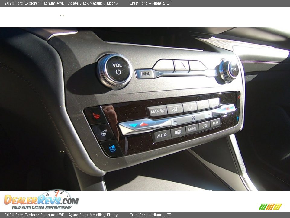 2020 Ford Explorer Platinum 4WD Agate Black Metallic / Ebony Photo #15