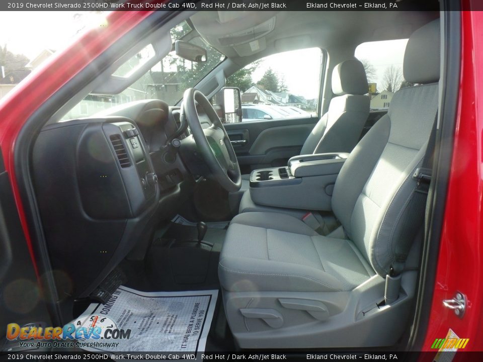 2019 Chevrolet Silverado 2500HD Work Truck Double Cab 4WD Red Hot / Dark Ash/Jet Black Photo #15