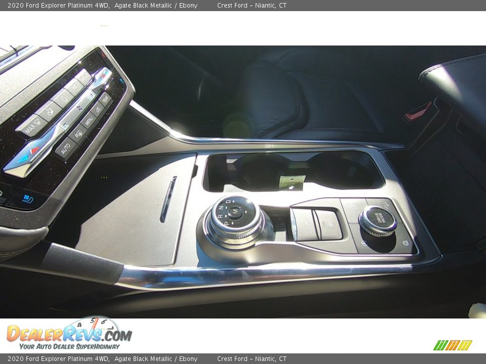 2020 Ford Explorer Platinum 4WD Agate Black Metallic / Ebony Photo #16