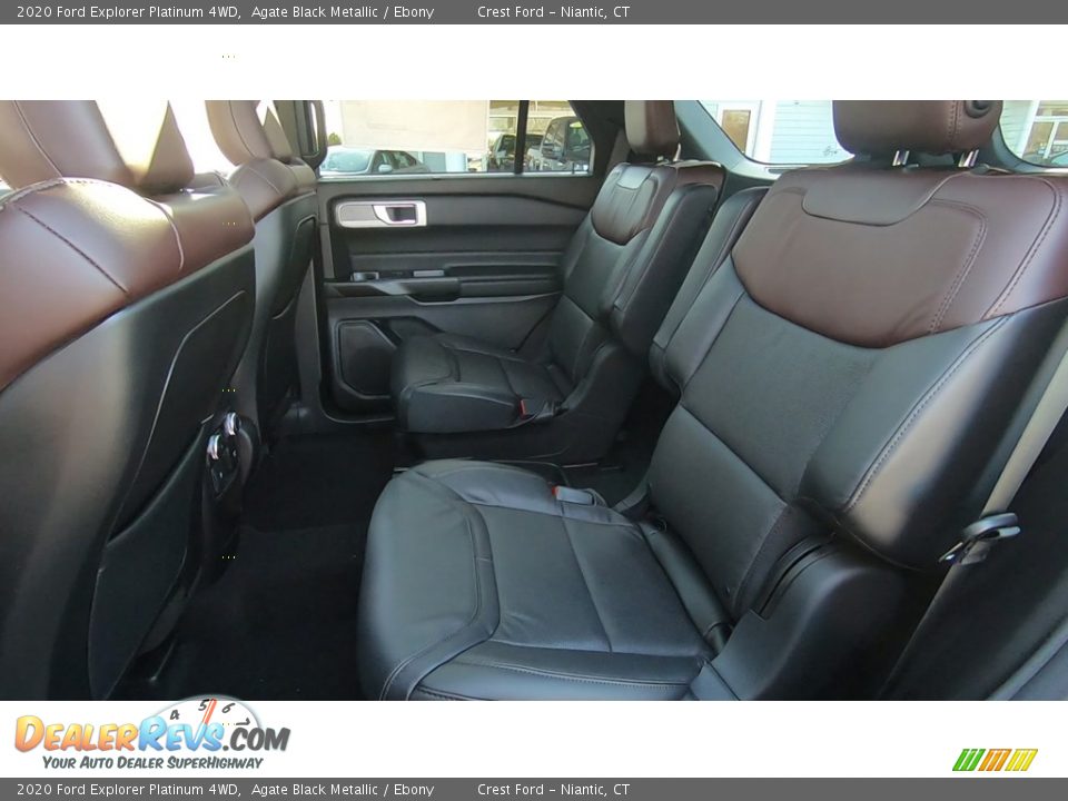 2020 Ford Explorer Platinum 4WD Agate Black Metallic / Ebony Photo #18