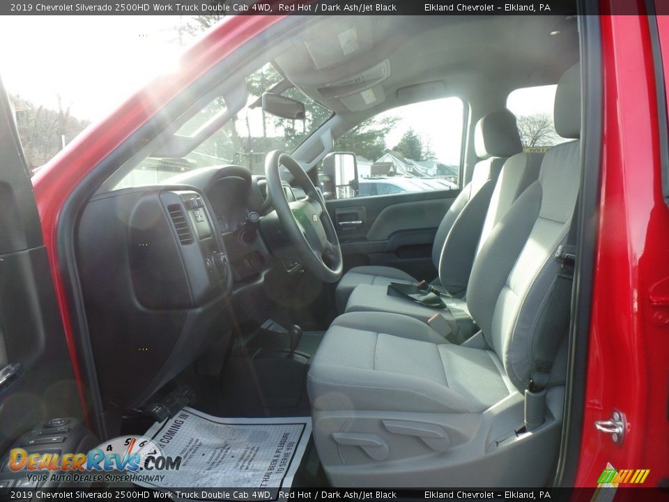 2019 Chevrolet Silverado 2500HD Work Truck Double Cab 4WD Red Hot / Dark Ash/Jet Black Photo #17