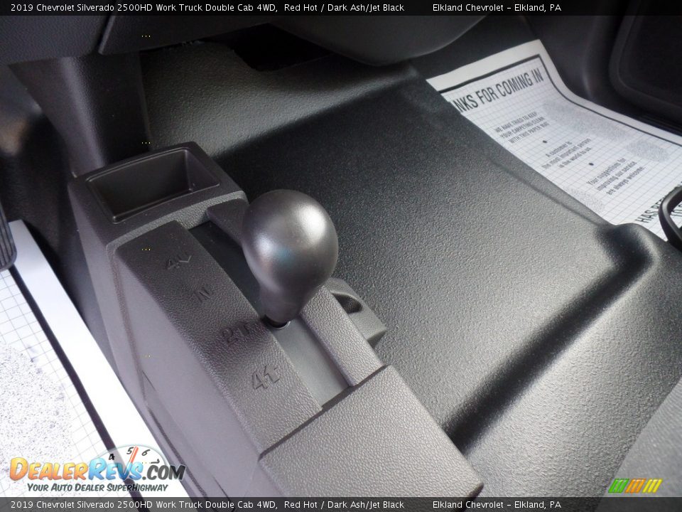 2019 Chevrolet Silverado 2500HD Work Truck Double Cab 4WD Red Hot / Dark Ash/Jet Black Photo #18