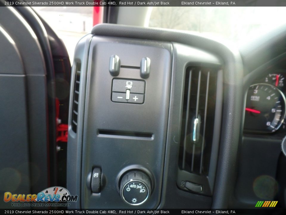 2019 Chevrolet Silverado 2500HD Work Truck Double Cab 4WD Red Hot / Dark Ash/Jet Black Photo #22