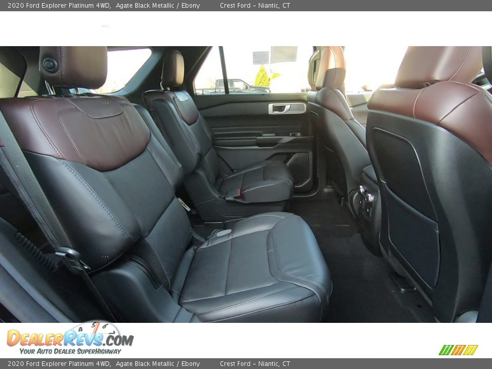 2020 Ford Explorer Platinum 4WD Agate Black Metallic / Ebony Photo #23