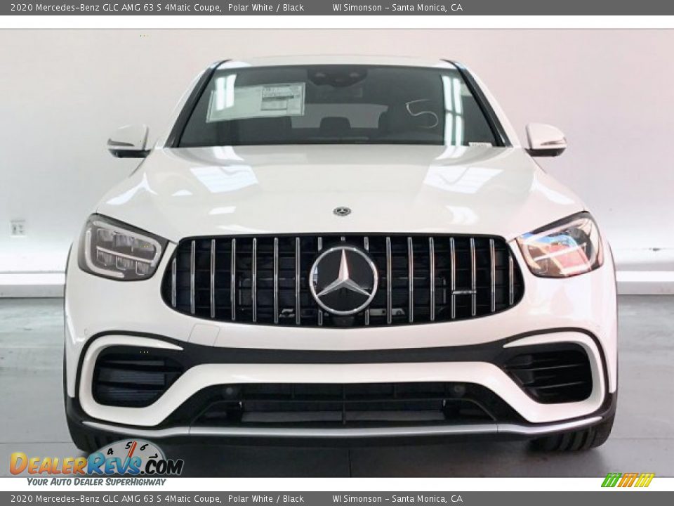 2020 Mercedes-Benz GLC AMG 63 S 4Matic Coupe Polar White / Black Photo #2