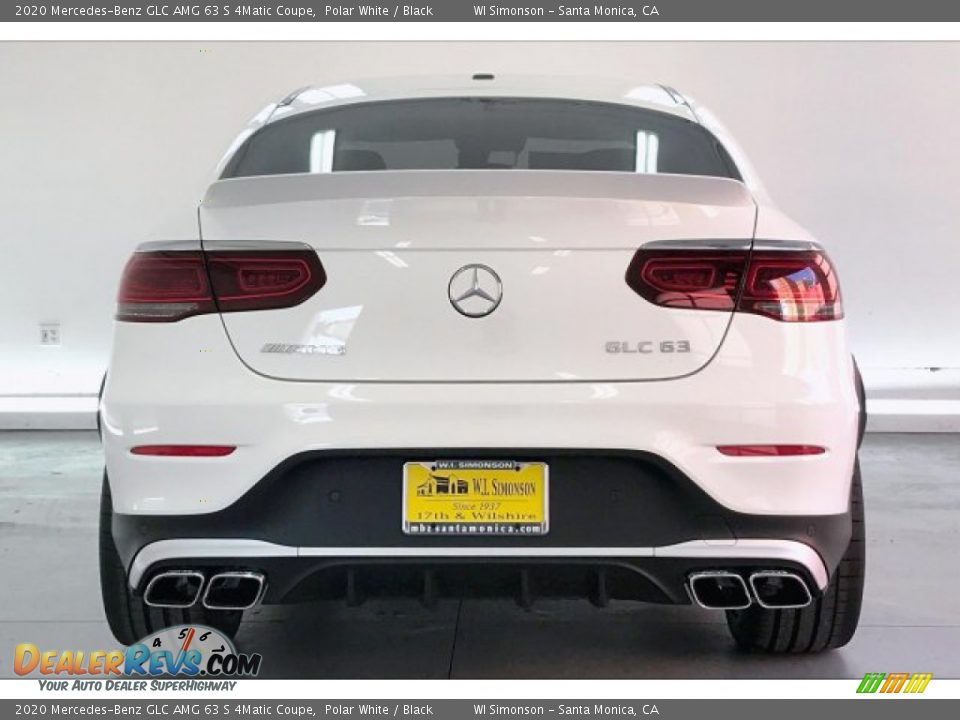 2020 Mercedes-Benz GLC AMG 63 S 4Matic Coupe Polar White / Black Photo #3