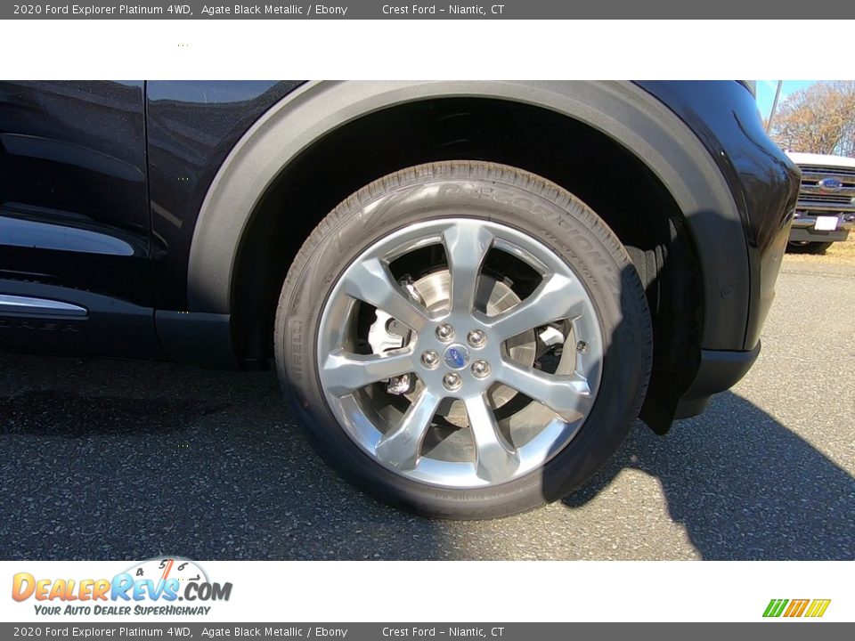 2020 Ford Explorer Platinum 4WD Agate Black Metallic / Ebony Photo #27