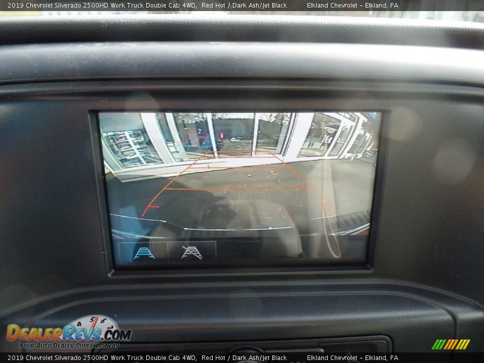 2019 Chevrolet Silverado 2500HD Work Truck Double Cab 4WD Red Hot / Dark Ash/Jet Black Photo #27
