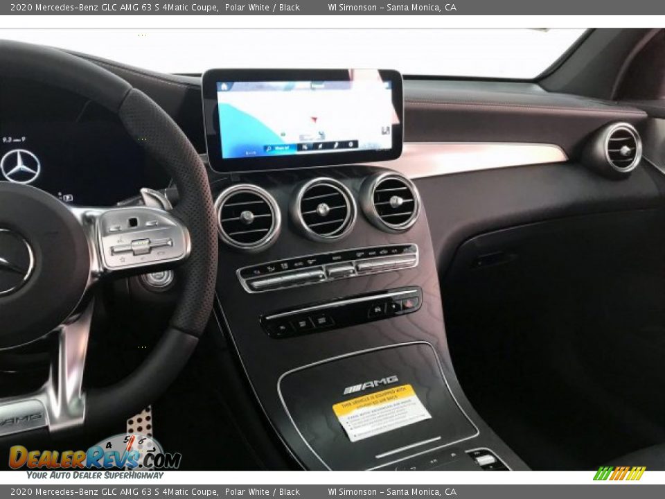 2020 Mercedes-Benz GLC AMG 63 S 4Matic Coupe Polar White / Black Photo #5
