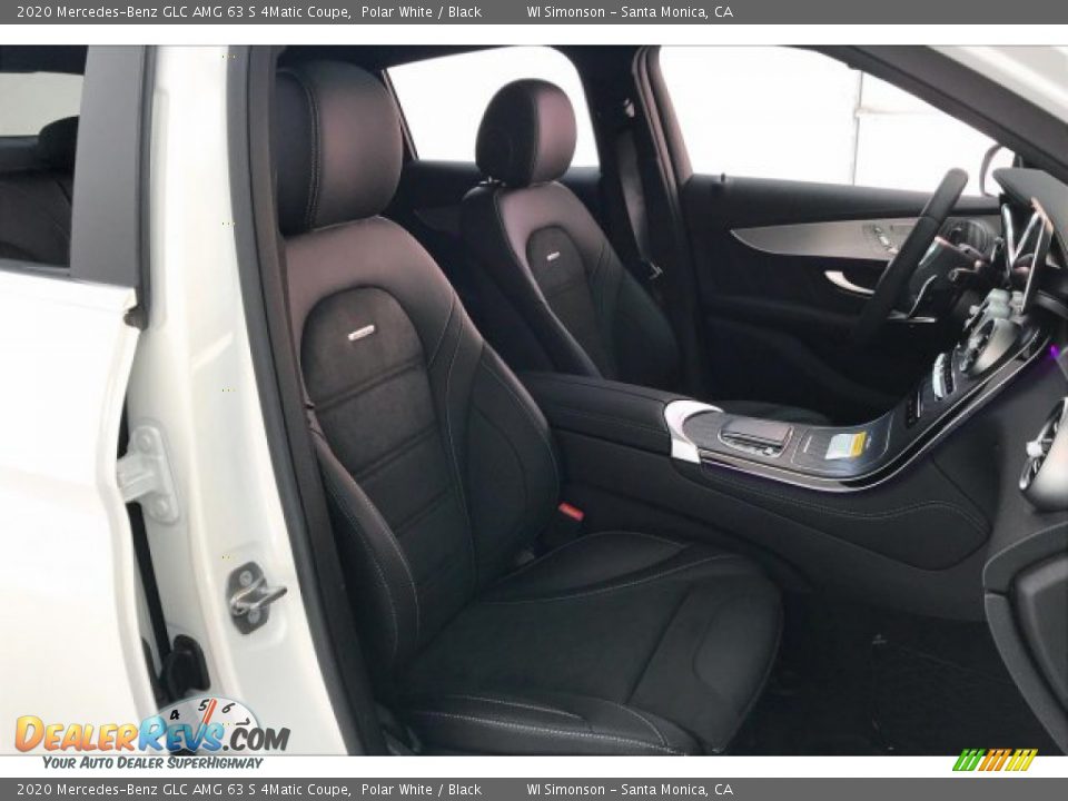 2020 Mercedes-Benz GLC AMG 63 S 4Matic Coupe Polar White / Black Photo #6