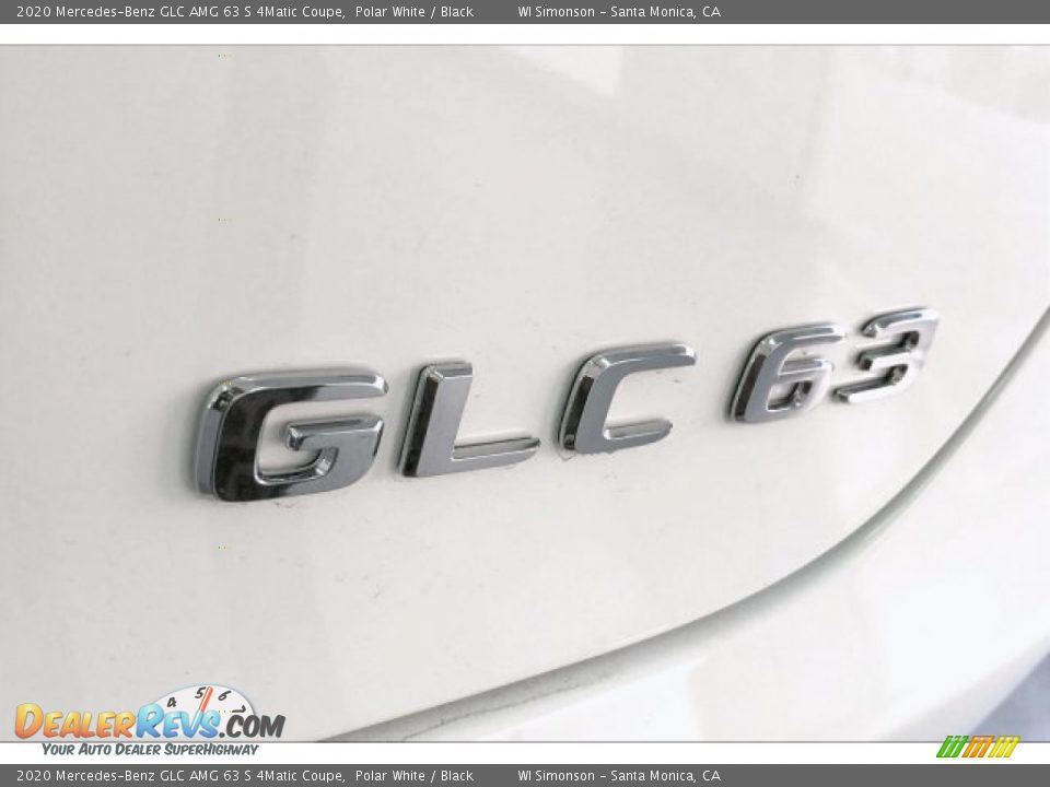 2020 Mercedes-Benz GLC AMG 63 S 4Matic Coupe Polar White / Black Photo #7