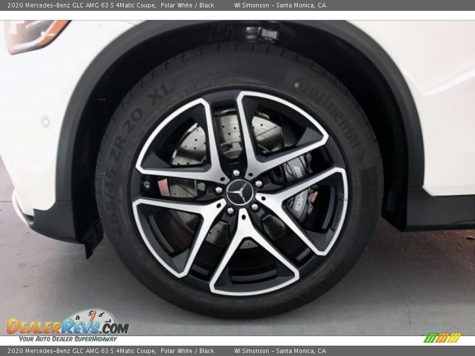 2020 Mercedes-Benz GLC AMG 63 S 4Matic Coupe Polar White / Black Photo #8