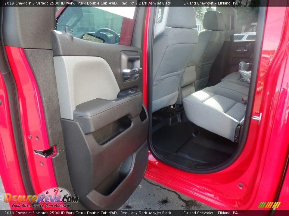 2019 Chevrolet Silverado 2500HD Work Truck Double Cab 4WD Red Hot / Dark Ash/Jet Black Photo #30
