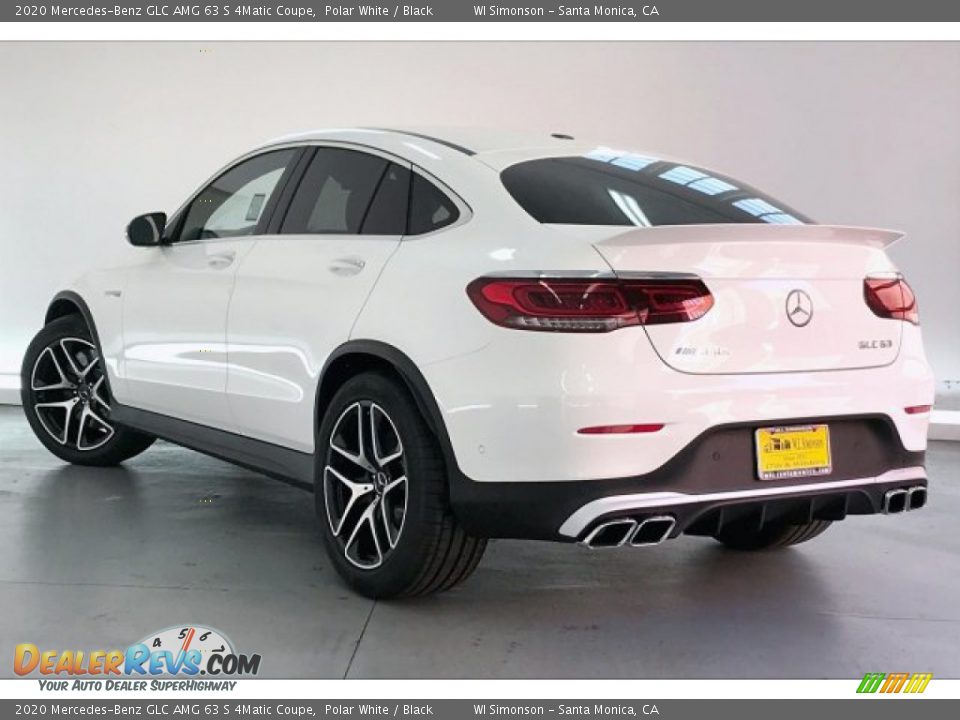 2020 Mercedes-Benz GLC AMG 63 S 4Matic Coupe Polar White / Black Photo #10