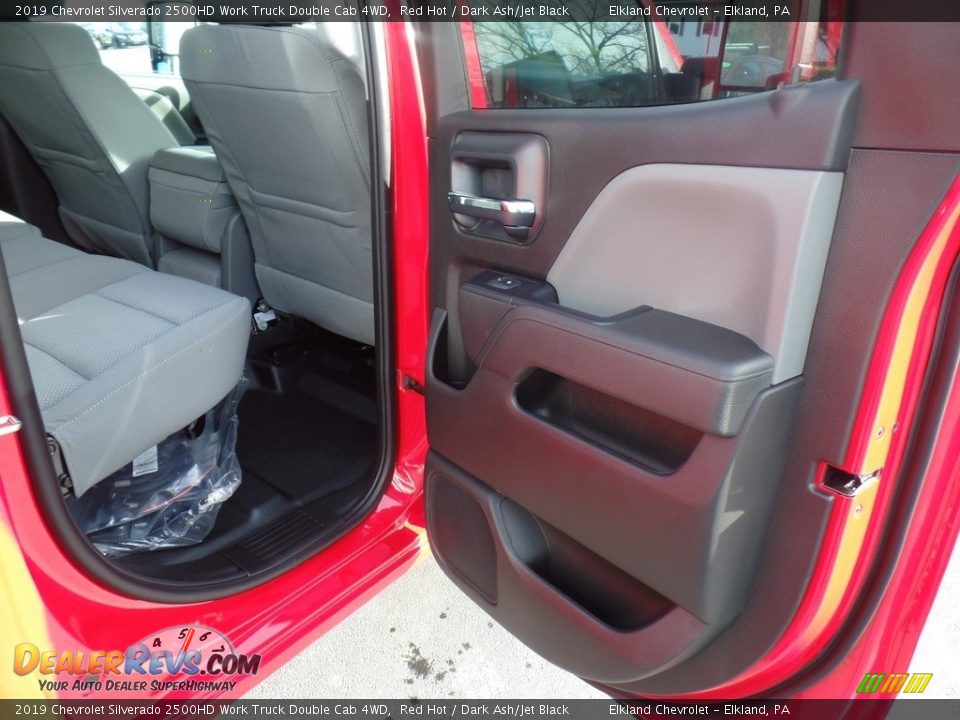 2019 Chevrolet Silverado 2500HD Work Truck Double Cab 4WD Red Hot / Dark Ash/Jet Black Photo #32