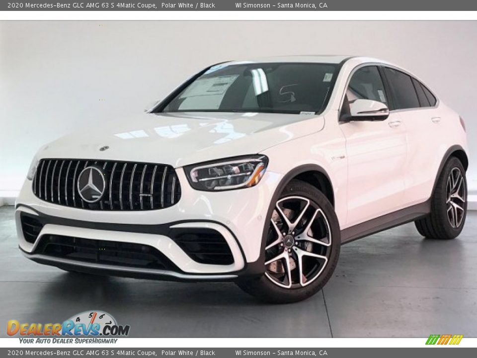 2020 Mercedes-Benz GLC AMG 63 S 4Matic Coupe Polar White / Black Photo #12