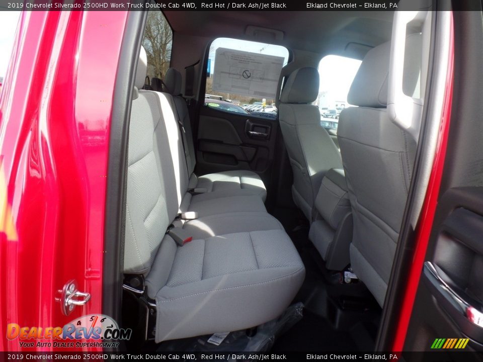 2019 Chevrolet Silverado 2500HD Work Truck Double Cab 4WD Red Hot / Dark Ash/Jet Black Photo #33