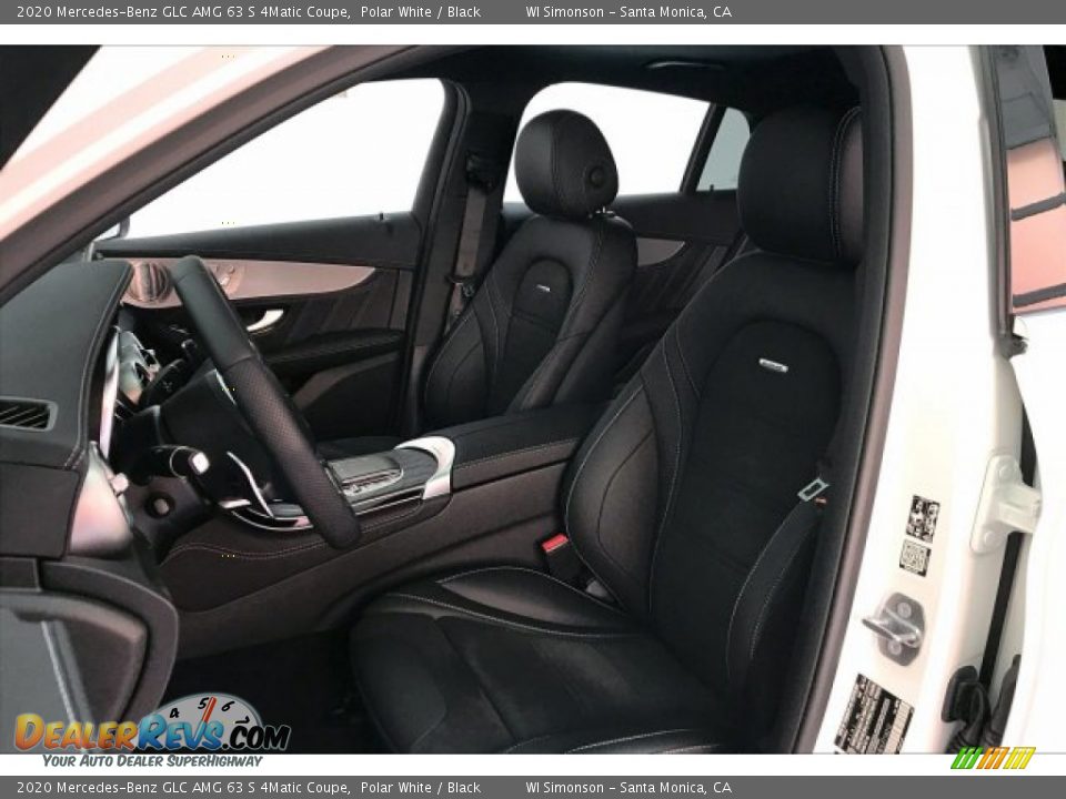 2020 Mercedes-Benz GLC AMG 63 S 4Matic Coupe Polar White / Black Photo #14